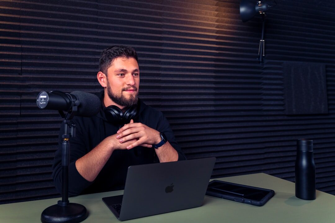 podcast studio setup