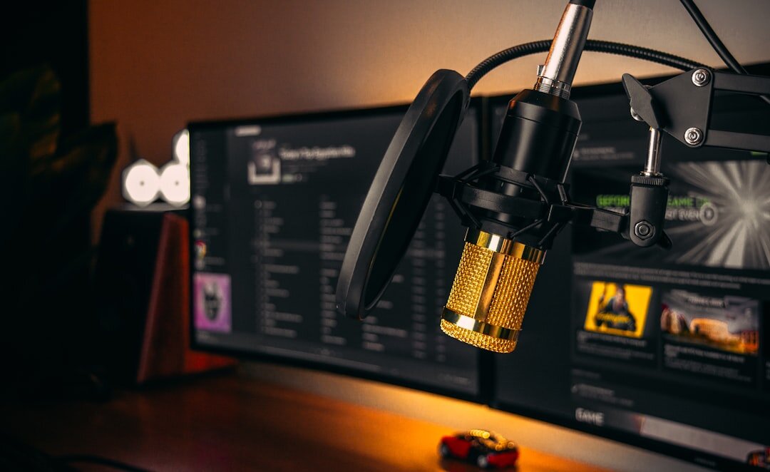 podcast studio recording