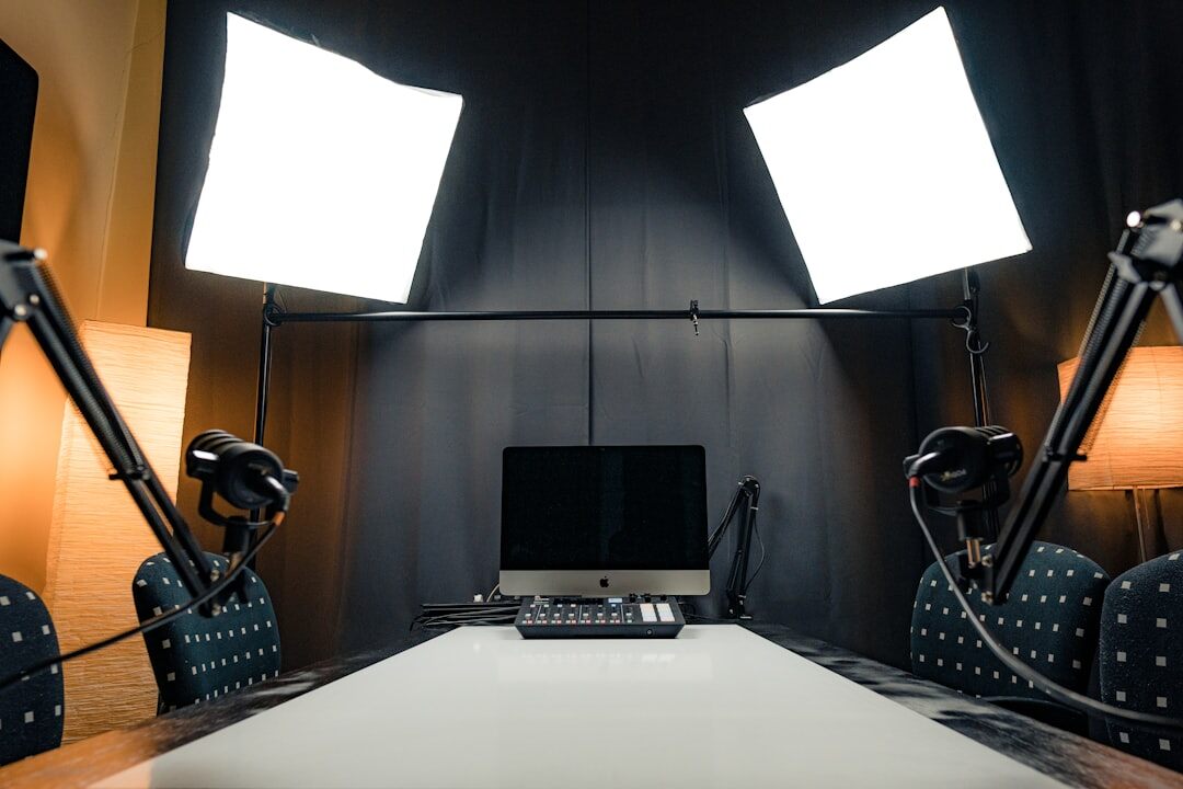 professional podcast studio setup